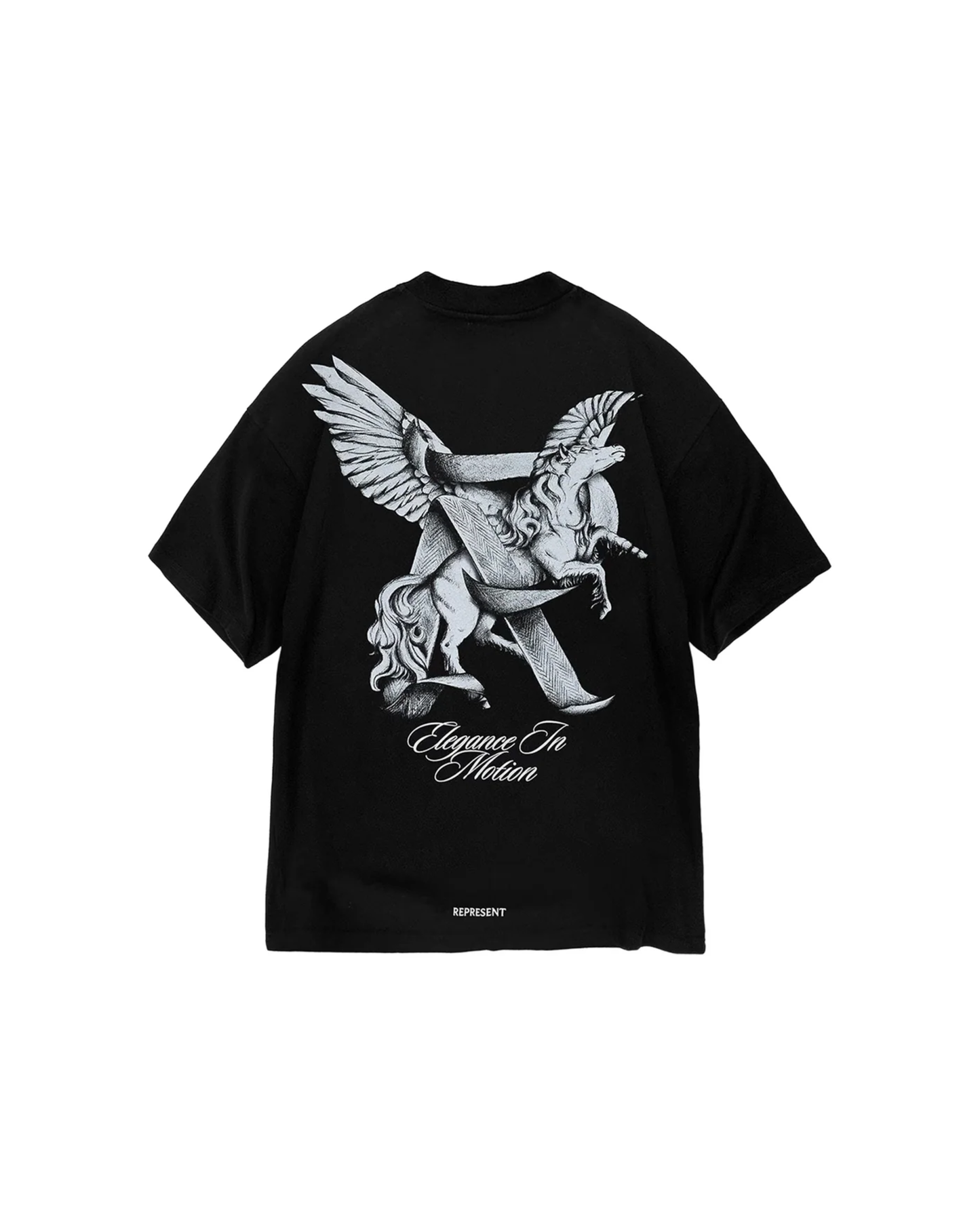 Represent Elegance In Motion T-shirt - "Jet Black"