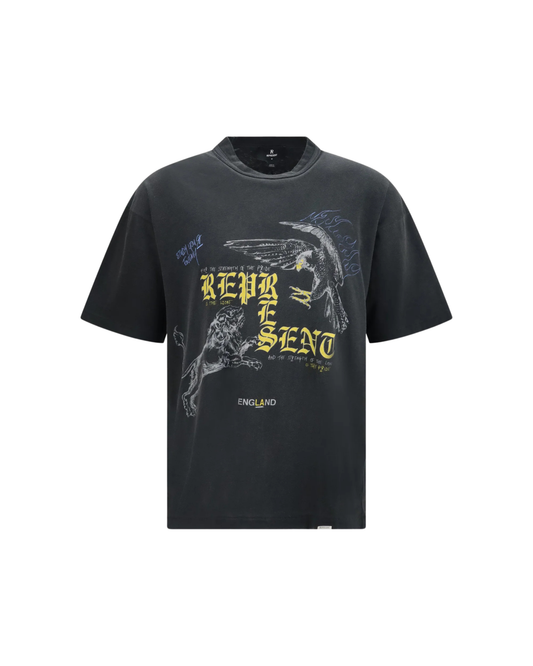 Represent Enemy T-shirt - "Stained Black"