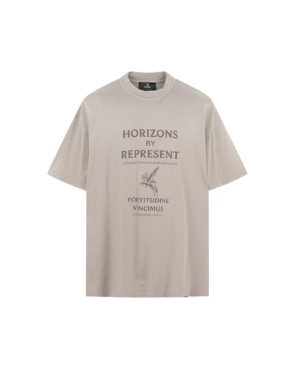 Represent Horizons T-Shirt - "Washed Taupe"