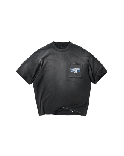 Represent Nothing Faster T-Shirt - "Stained Black"