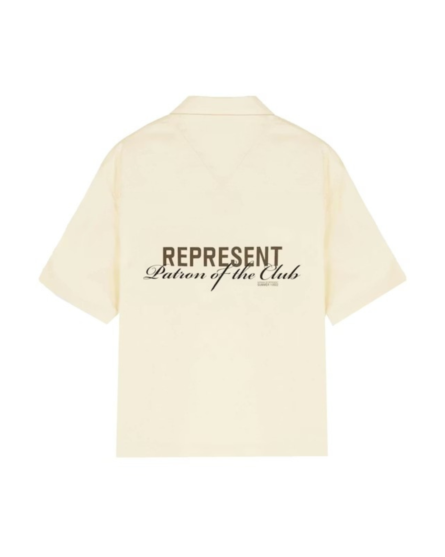 Represent Patron Of The Club Shirt - "Cream"