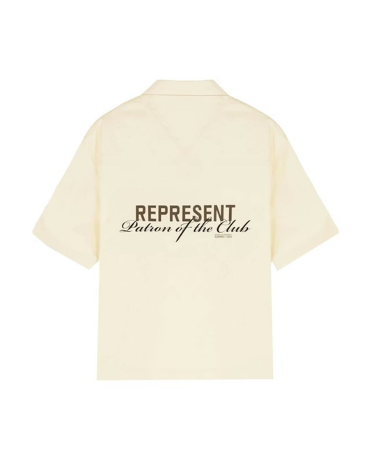 Represent Patron Of The Club Shirt - "Cream"