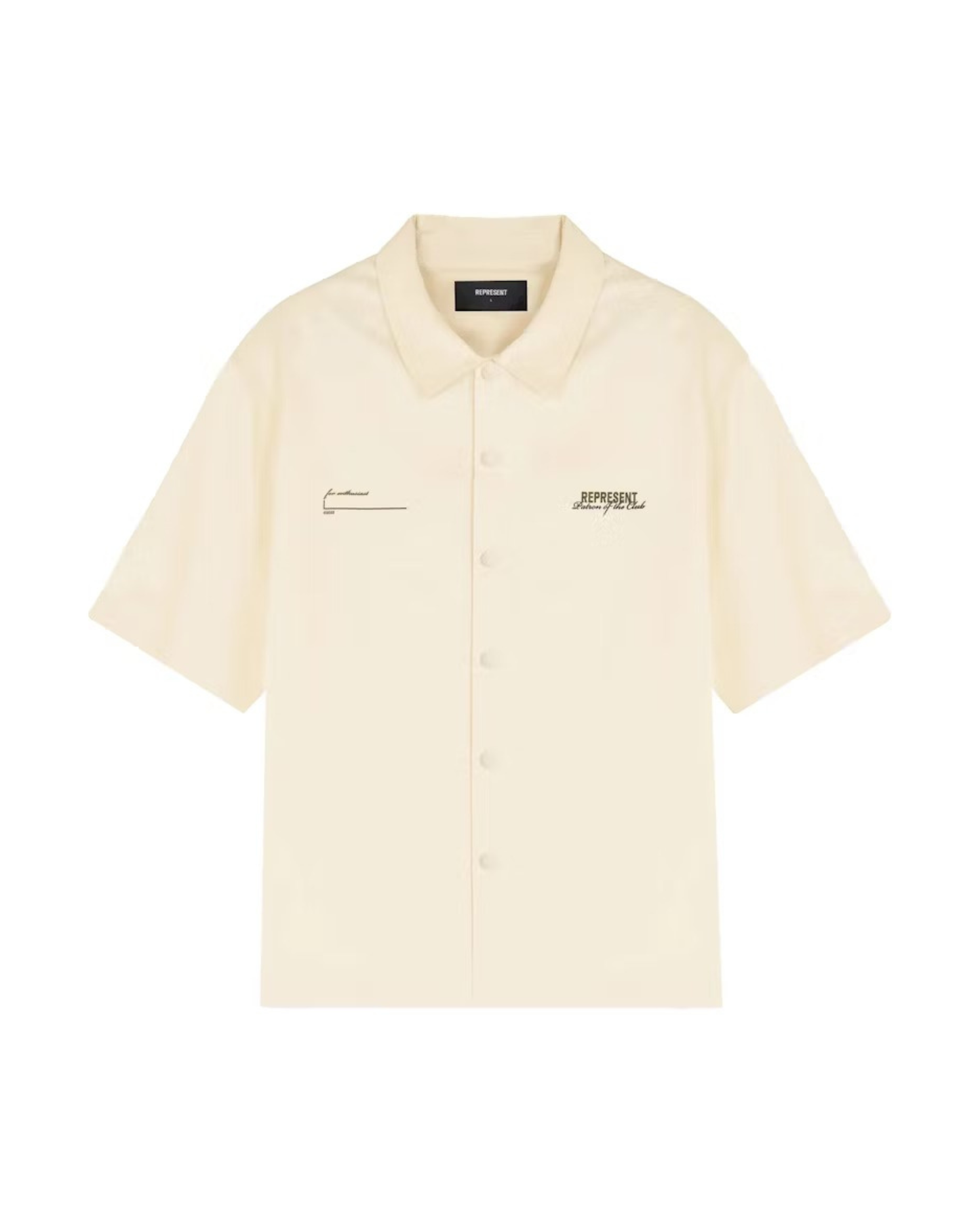Represent Patron Of The Club Shirt - "Cream"