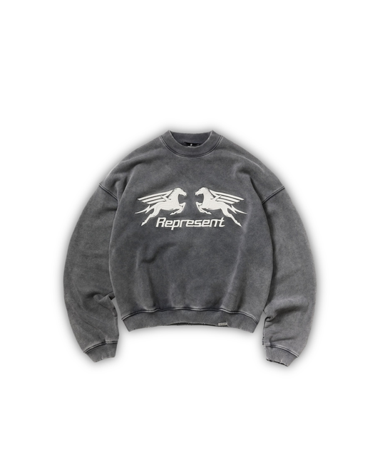 Represent Pegasus Sweatshirt - "Vintage Grey"