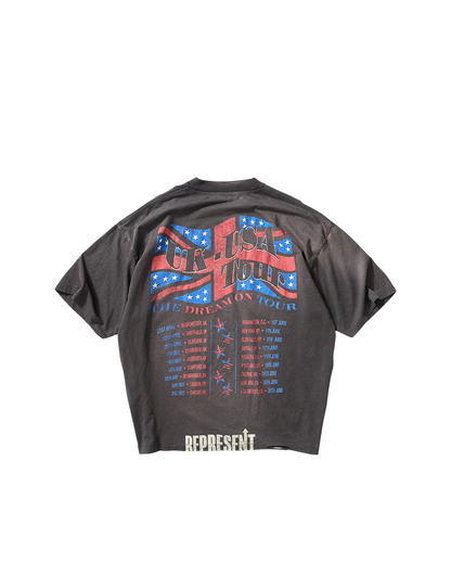 Represent Dream On Tour T-shirt - "Sun Fade Grey"