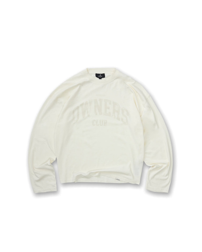 Represent Owners Club Long Sleeve T-Shirt - "Chalk"
