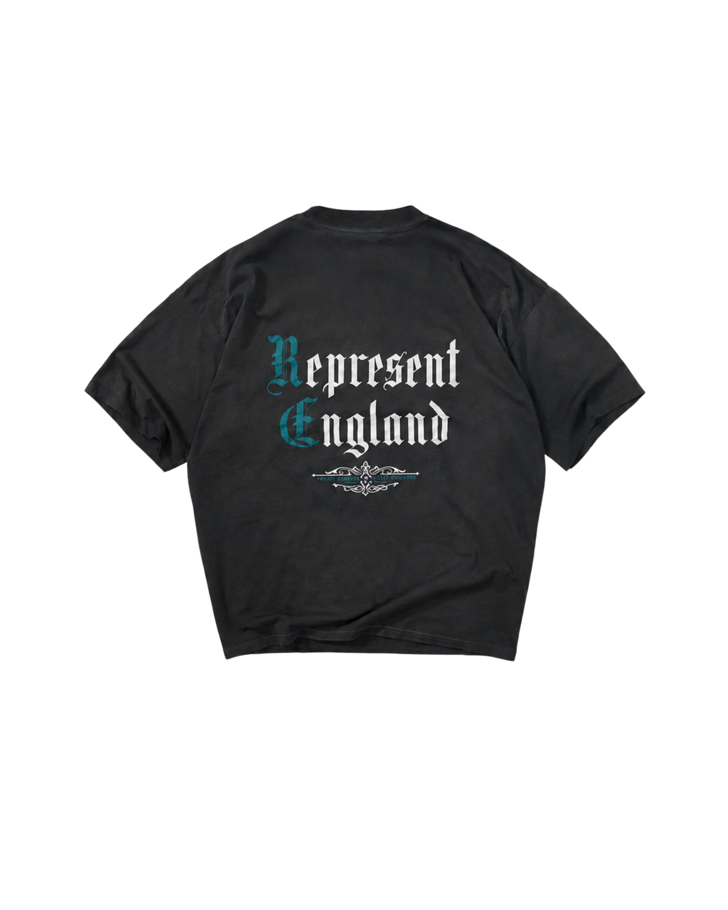 Represent Private Members T-Shirt - "Stained Black"
