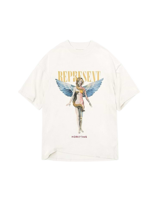 Represent Reborn T-Shirt - "Flat White"