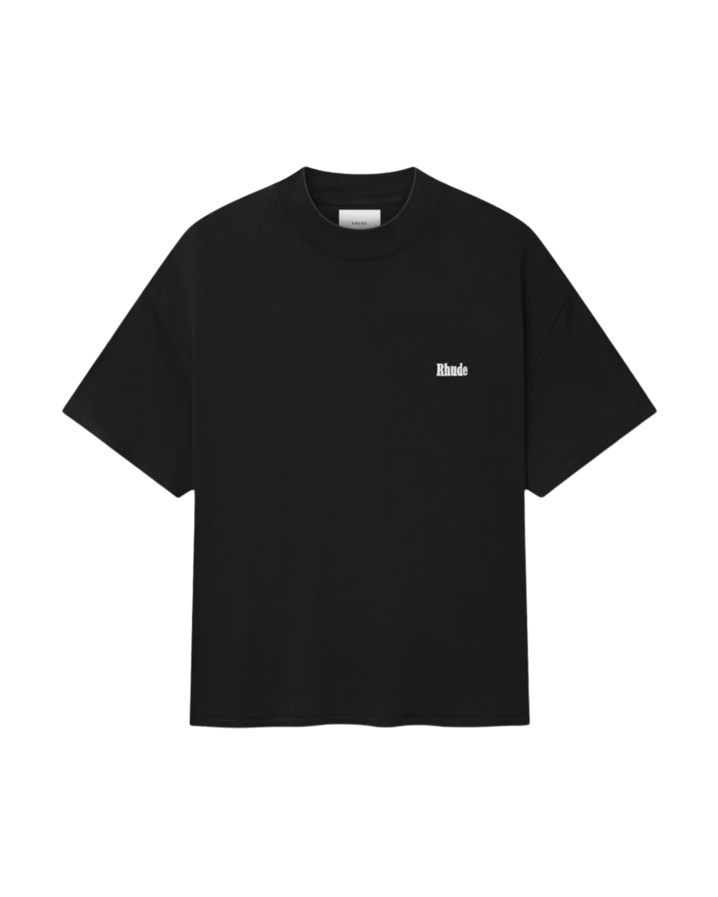 Rhude Classique Mock Neck T-shirt - "Black"