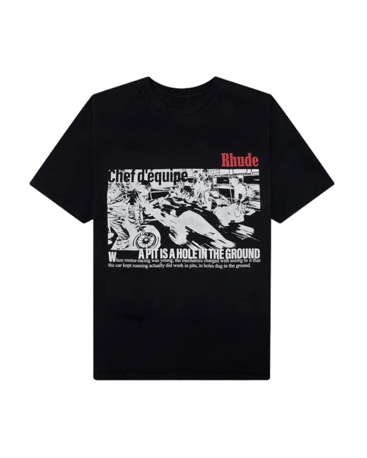 Rhude Champions Du Monde Tee - "Vintage Black"