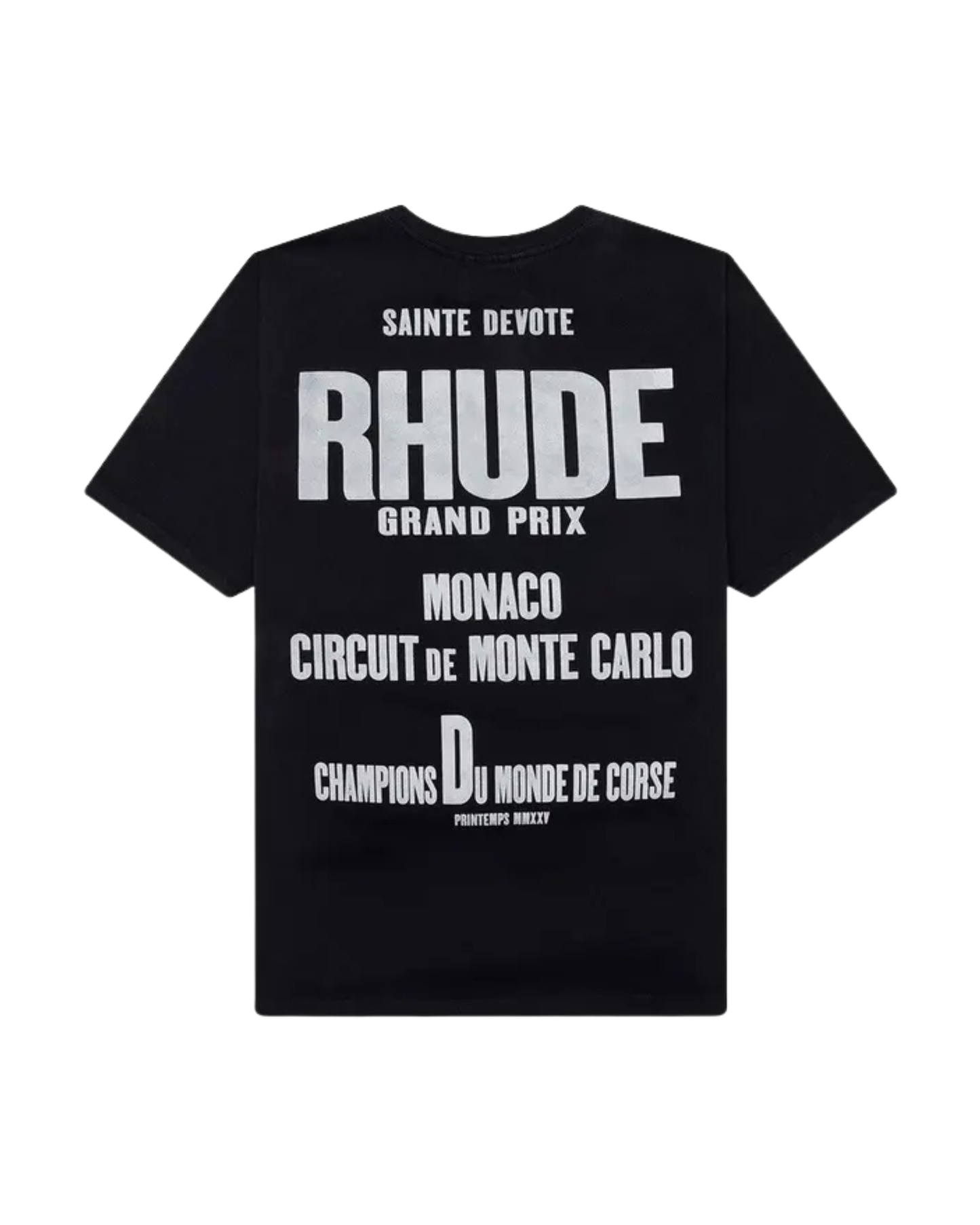 Rhude Champions Du Monde Tee - "Vintage Black"