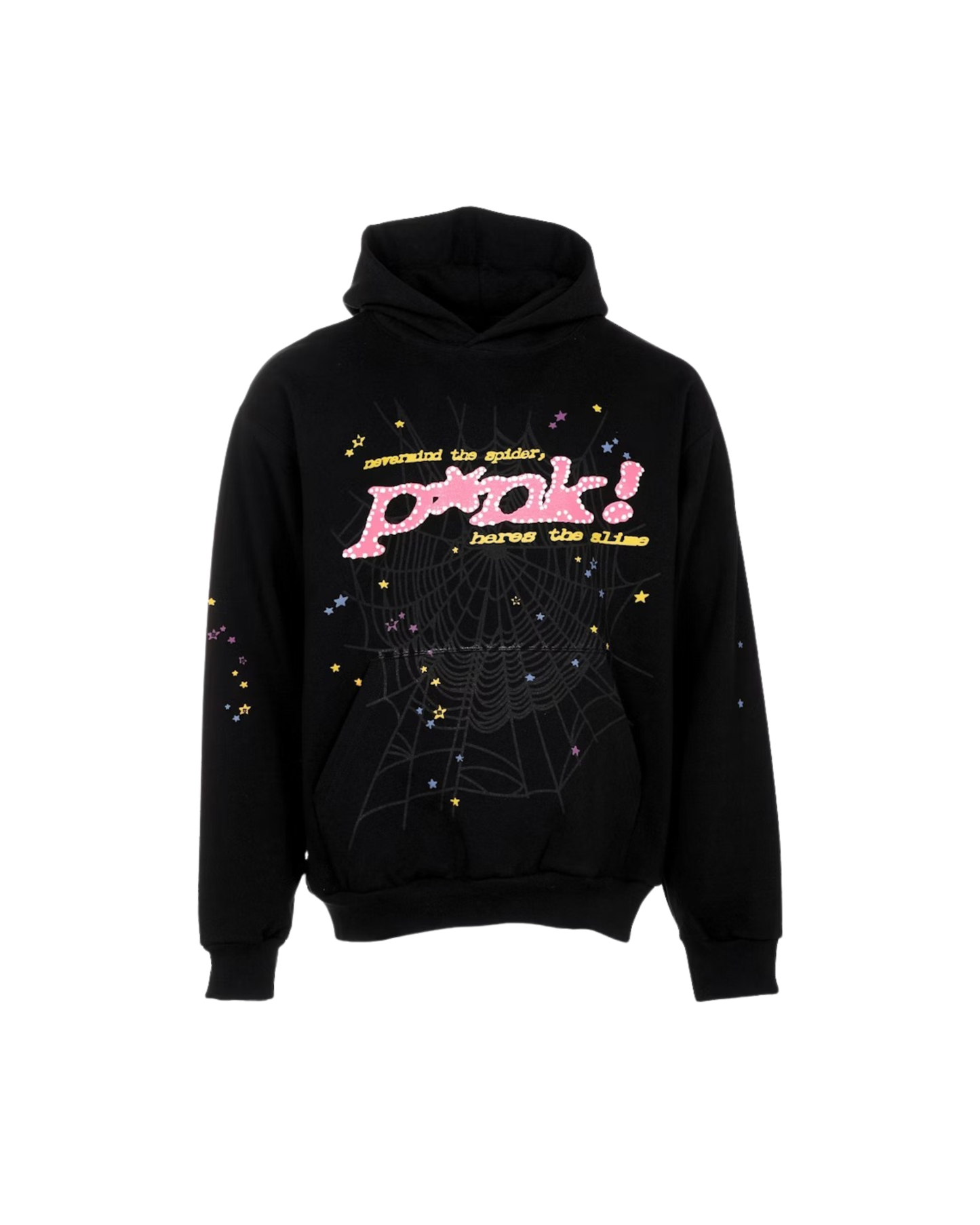 Sp5der Worldwide P*nk Hoodie - "Black"