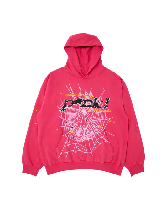 Sp5der Worldwide P*nk Hoodie - "Pink"