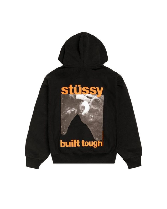 Stussy Built Tough Zip Hoodie - "Black"