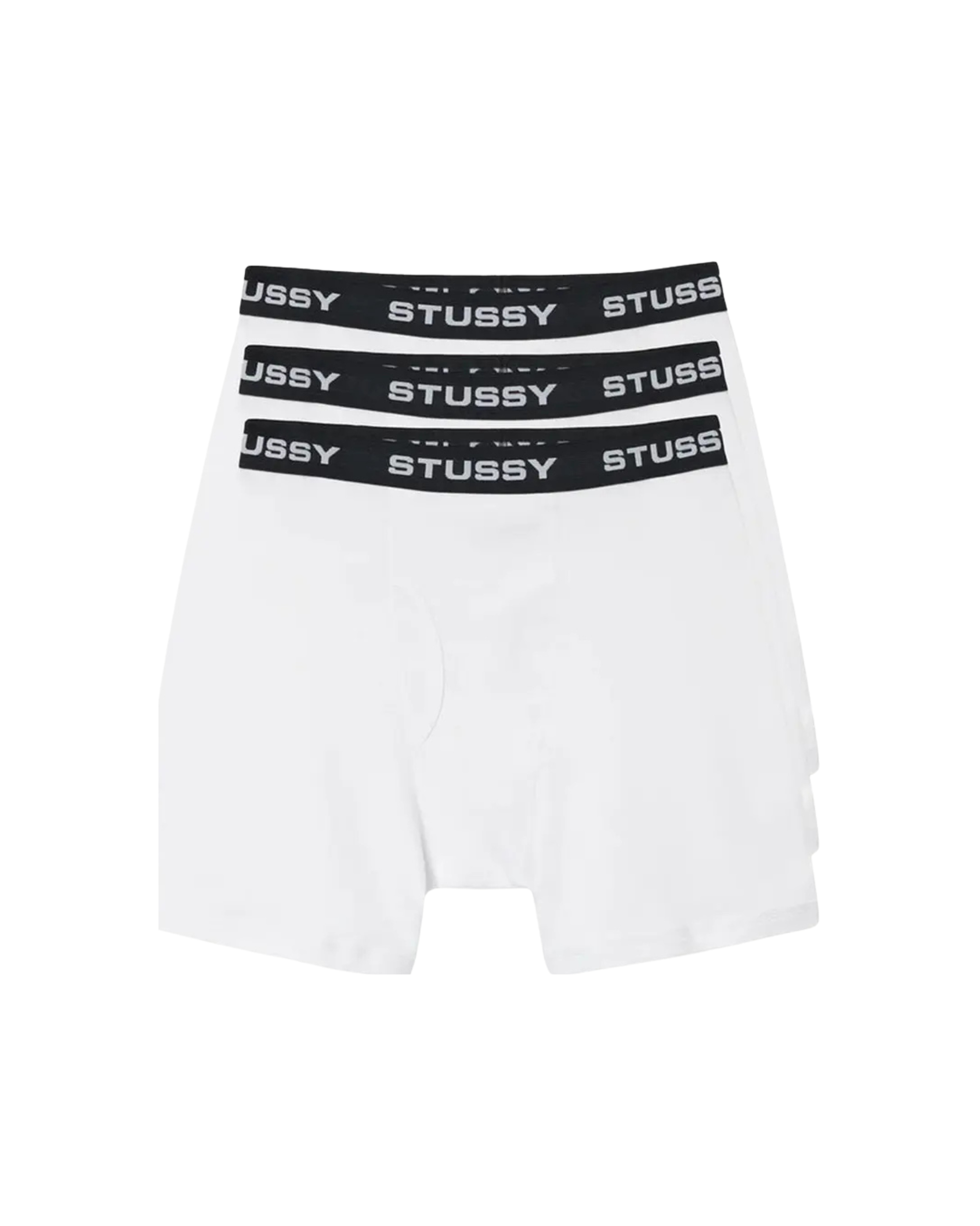 Stussy Boxer Briefs - "White"