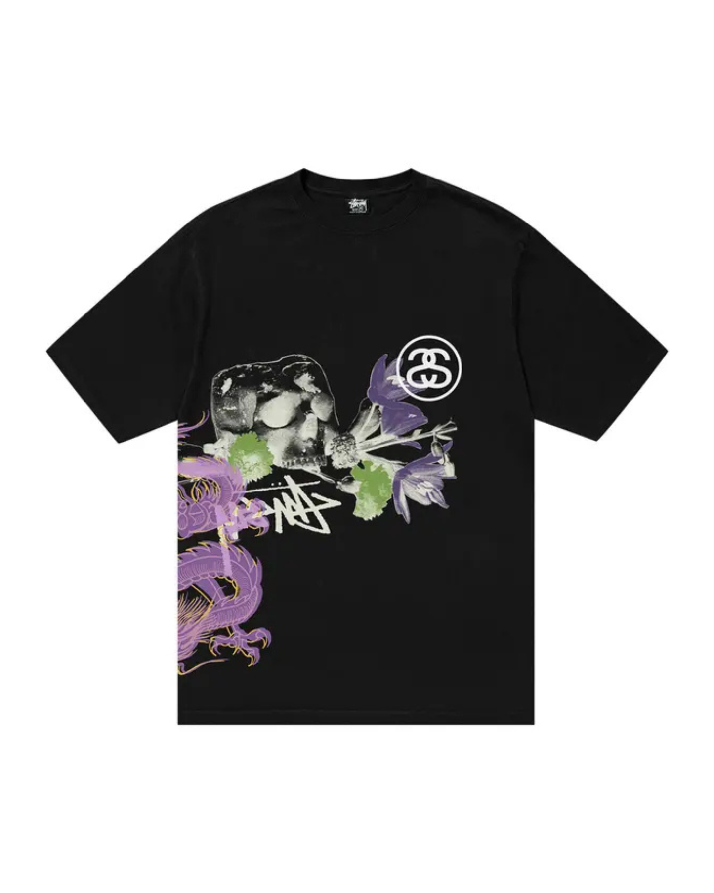 Stussy Strike Pigment Dyed Tee - "Black"