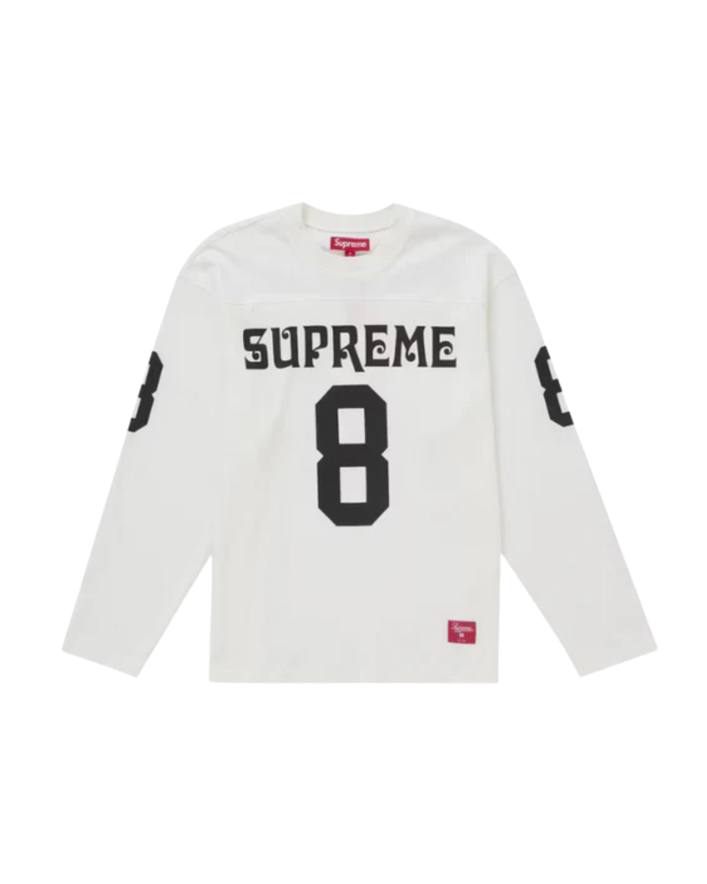 Supreme Affiliated L/S Football Top - "White"