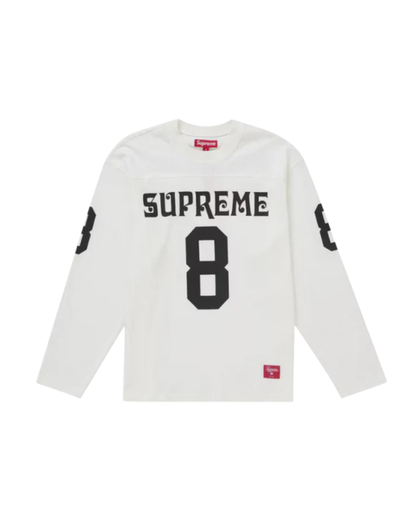 Supreme Affiliated L/S Football Top - "White"