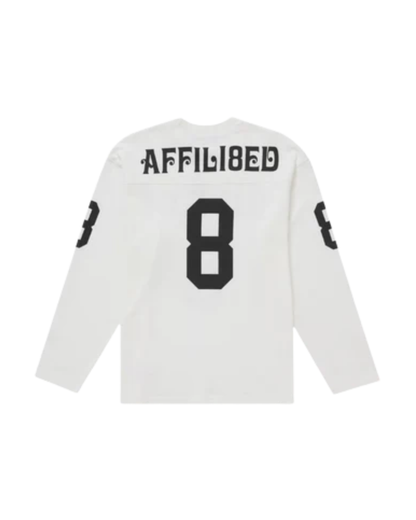 Supreme Affiliated L/S Football Top - "White"