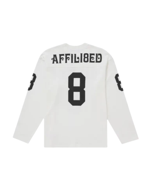 Supreme Affiliated L/S Football Top - "White"