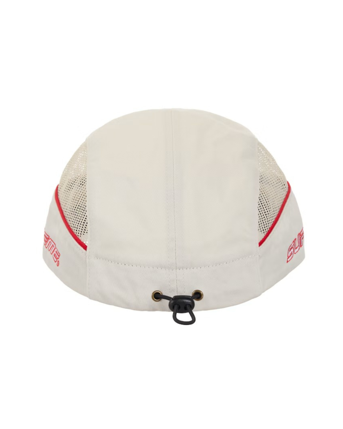Supreme Side Mesh Piping Camp Cap - "Natural"