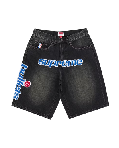 Supreme Mitchell & Ness Washington Bullets Baggy Denim Short