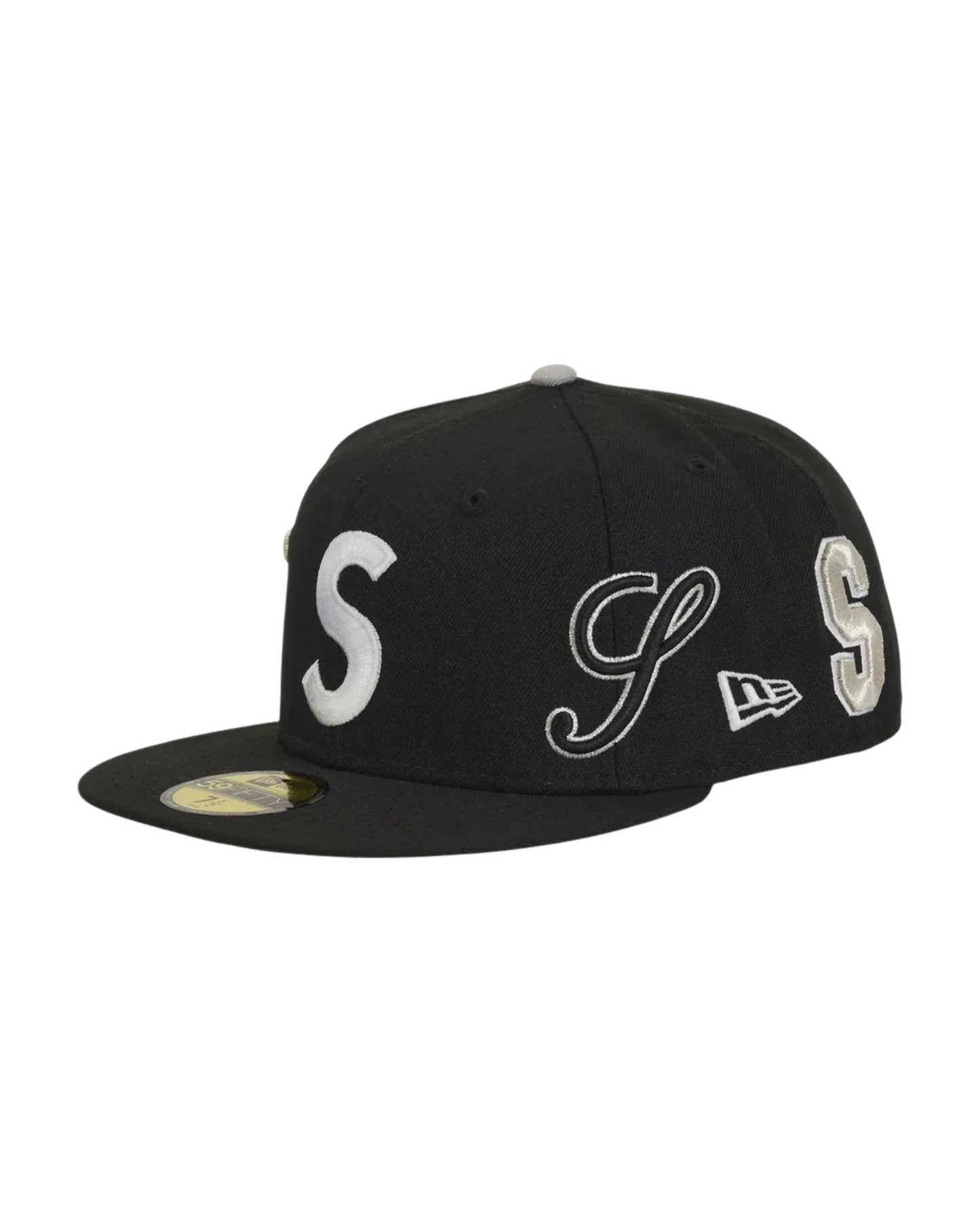 Supreme Multi S Logo New Era 59fifty Fitted Hat - "Black"