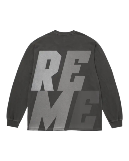 Supreme Reflective Long-Sleeve Top - "Black"