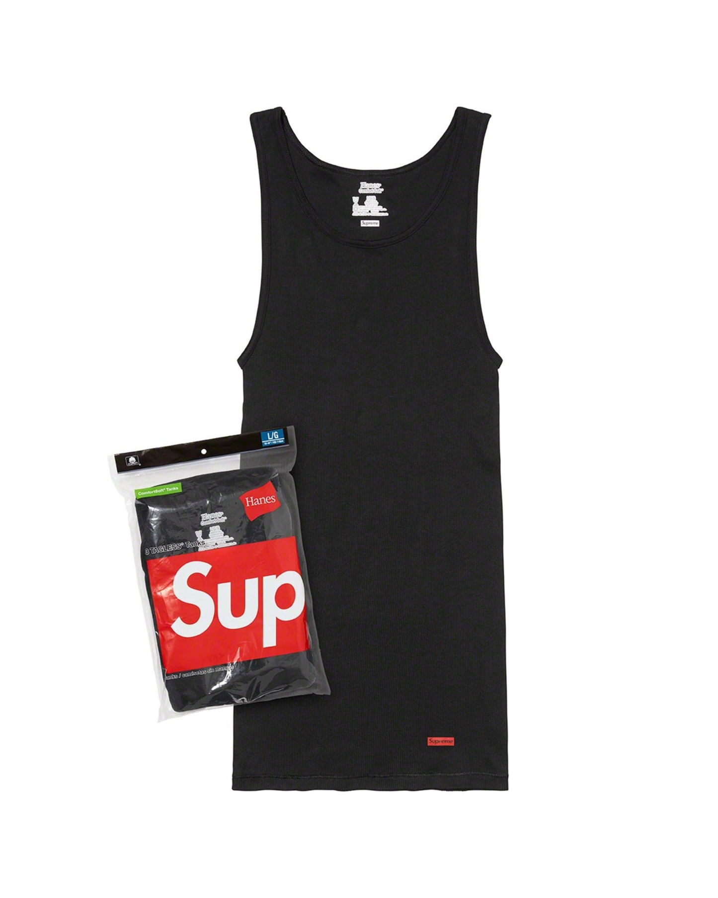 Supreme Tank Tops (3 Pack) - "Black"