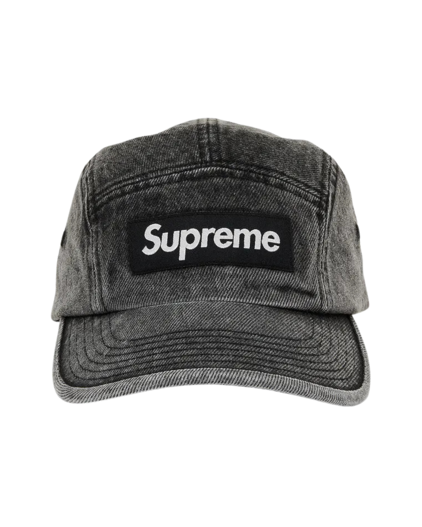 Supreme Denim Camp Cap - "Washed Black"