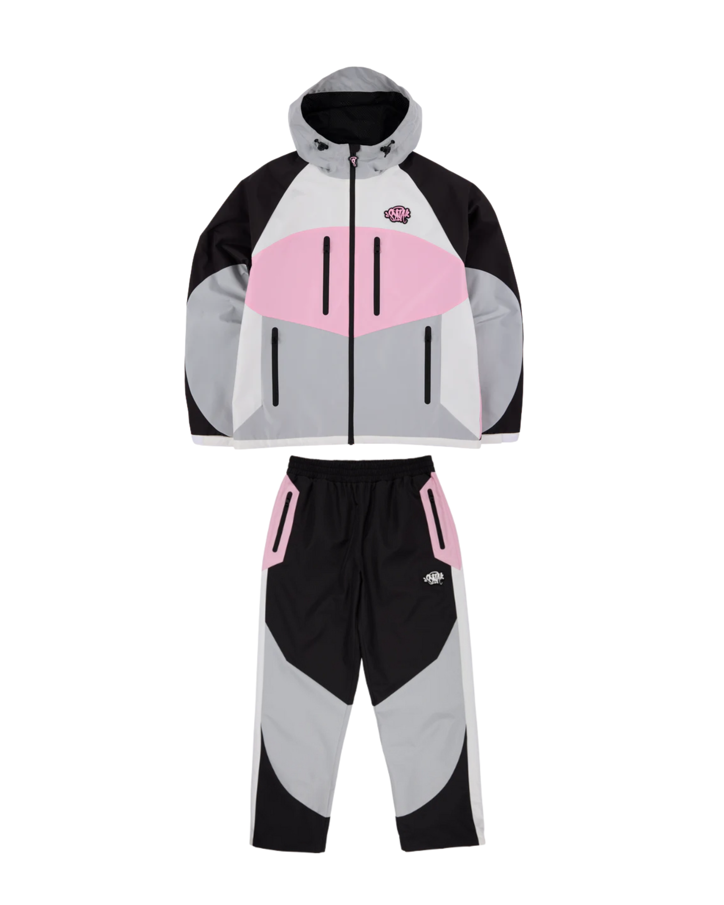 Syna Dynamic Tracksuit - "Grey/Pink"