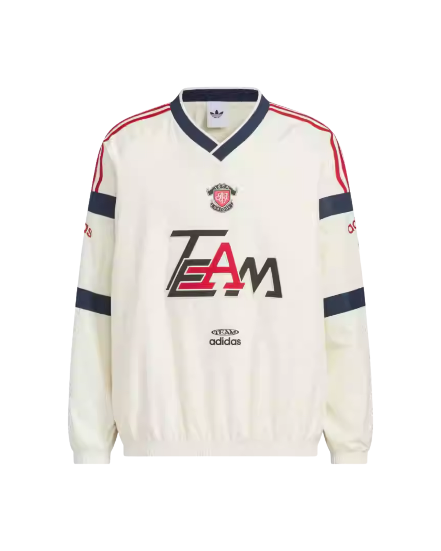 Adidas Team Adidas Woven Pullover - "Cream White"