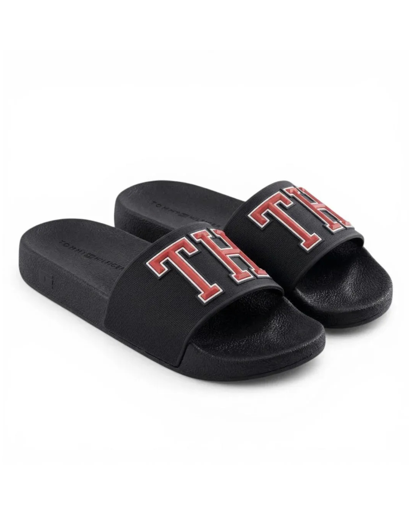 Tommy Hilfiger Dewts TH Slides - "Black"