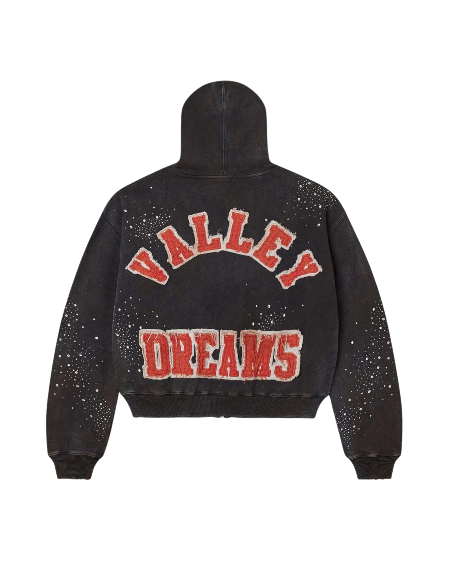 Vale Forever Pluto Clustered Zip-Up Hoodie - "Black"