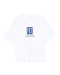 Vetements 'VET' Cropped Boxy T-shirt - "White"