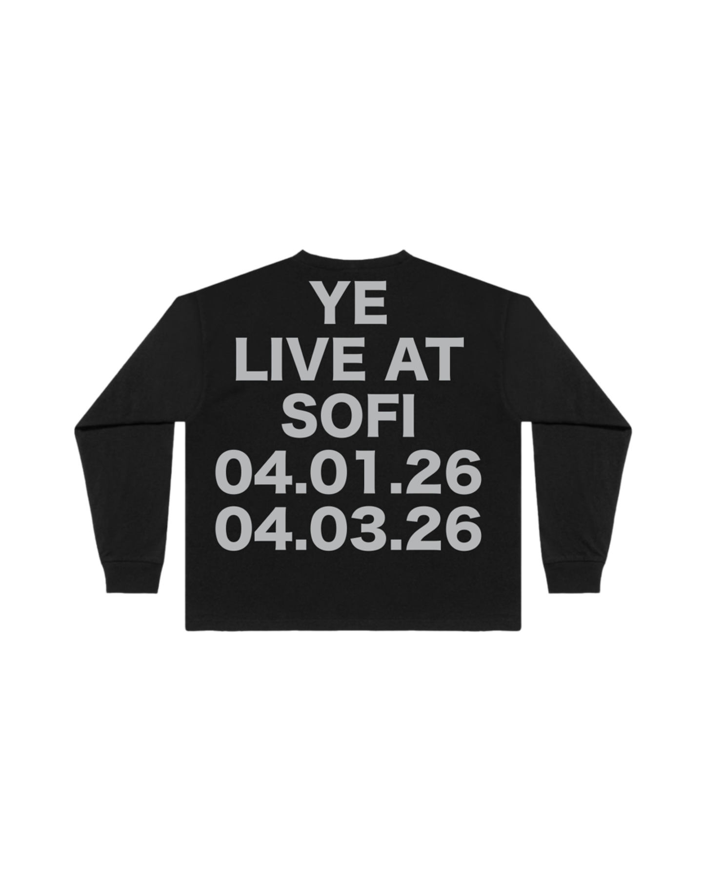 Yeezy Long Sleeve-O3 Ye Live - "Black"