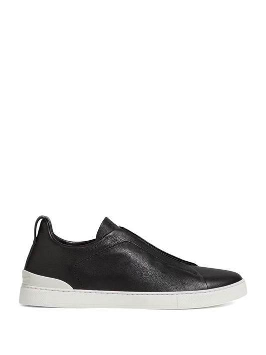 Zegna Secondskin Triple Stitch - "Black"